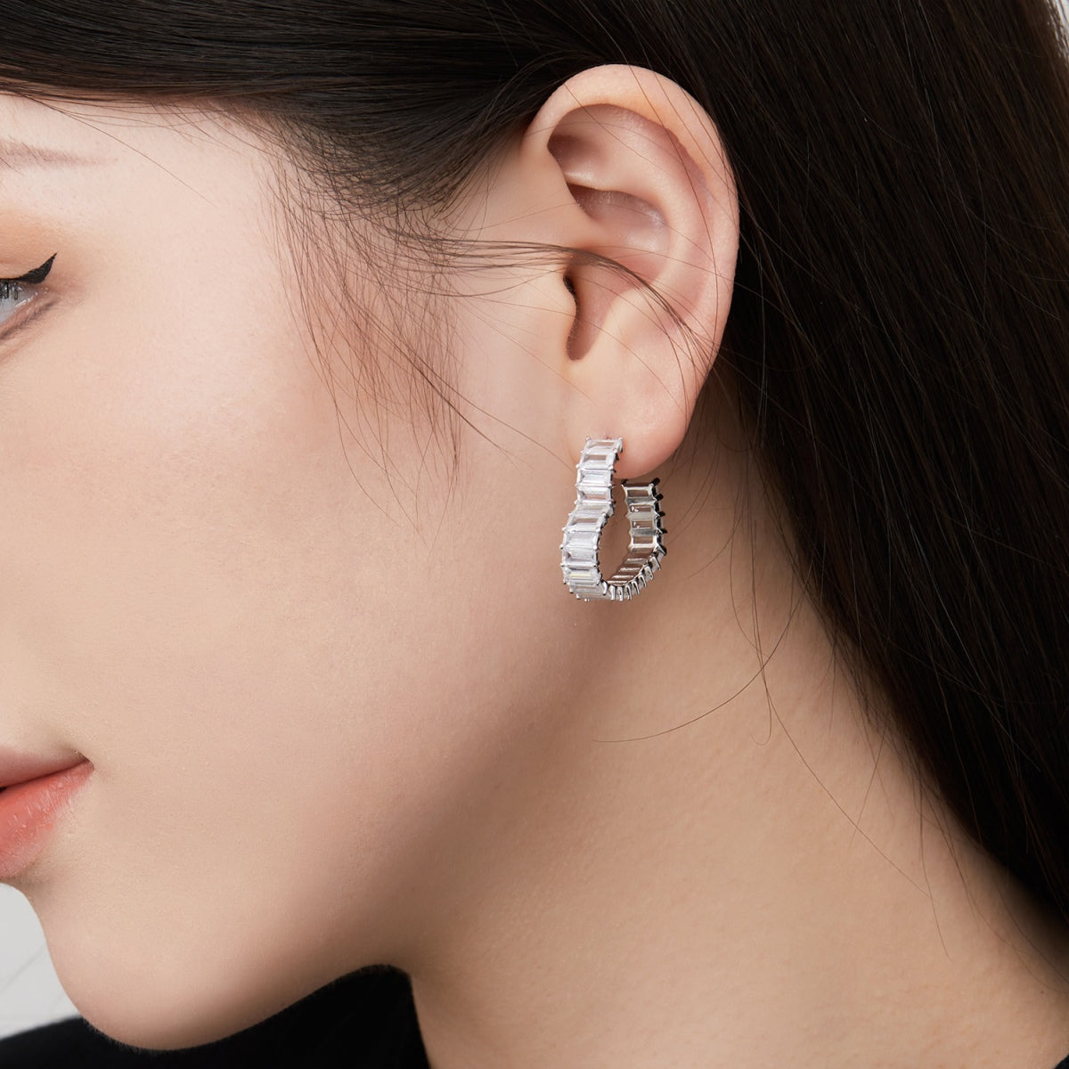 [baslovejewels] Strahlende Herz-Ohrringe mit Cut-Out