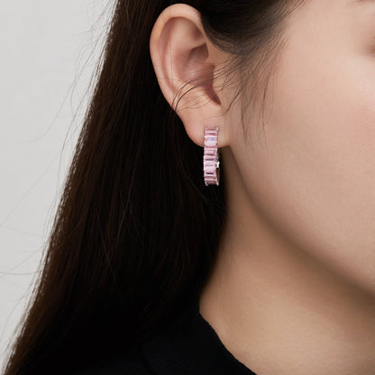 [baslovejewels] Strahlende Herz-Ohrringe mit Cut-Out
