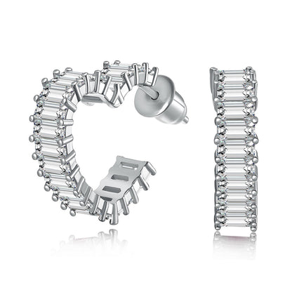 [baslovejewels] Strahlende Herz-Ohrringe mit Cut-Out