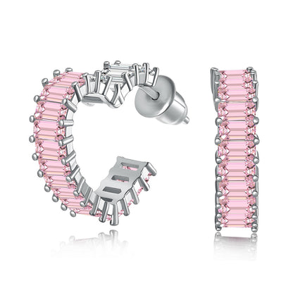 [baslovejewels] Strahlende Herz-Ohrringe mit Cut-Out