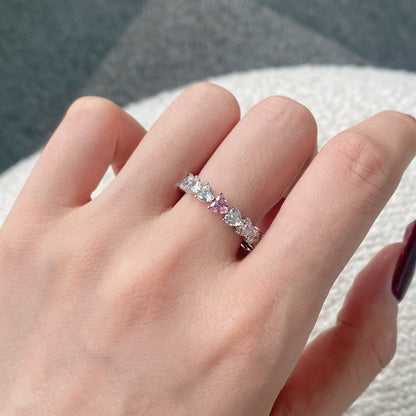 [baslovejewels]0,25 Karat Radiant Romance Herzschliff-Liebhaberring