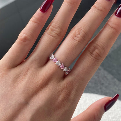 [baslovejewels]0,25 Karat Radiant Romance Herzschliff-Liebhaberring