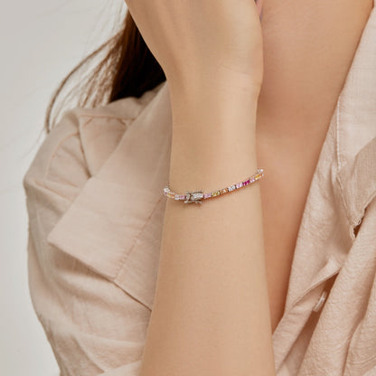 [baslovejewels]繊細でロマンチックなハート型恋人ブレスレット