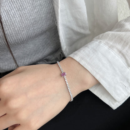 [baslovejewels]0.75カラットの絶妙なオーバルカットデイリーブレスレット