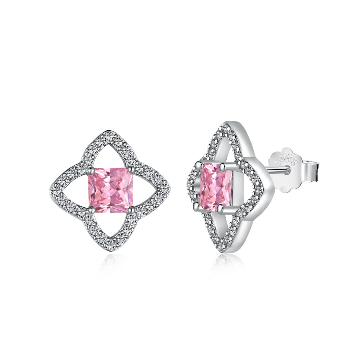 [baslovejewels]エレガントな星型プリンセスカットデイリーイヤリング