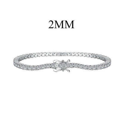 [baslovejewels]まばゆいばかりの絶妙なラウンドカットのデイリーブレスレット