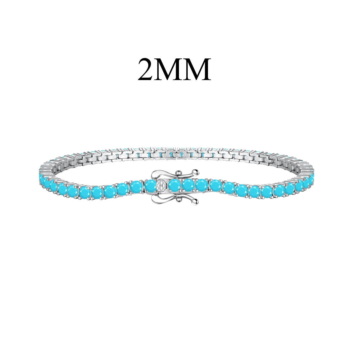 [baslovejewels]まばゆいばかりの絶妙なラウンドカットのデイリーブレスレット