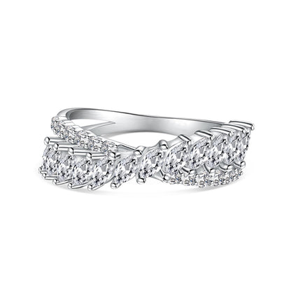 [baslovejewels]Unique Colorful Marquise Cut Daily Ring