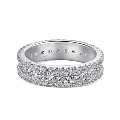 [baslovejewels]Delicate Colorful Round Cut Daily Ring