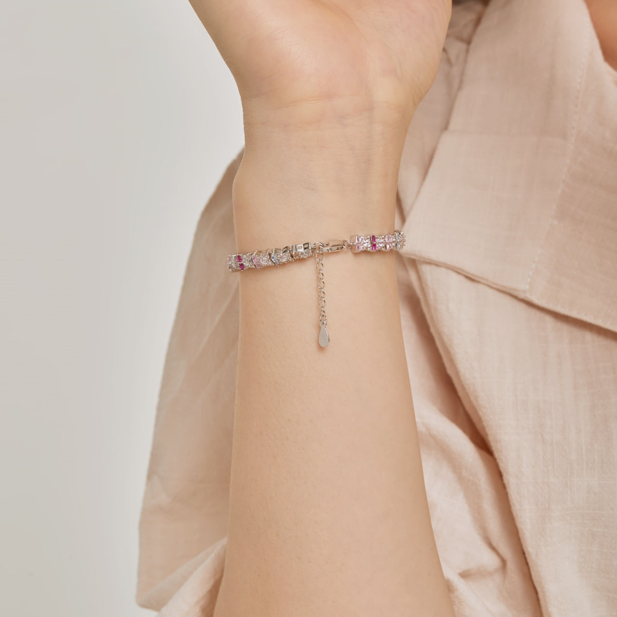 [baslovejewels]ユニークなカラフルな花の形のデイリーブレスレット