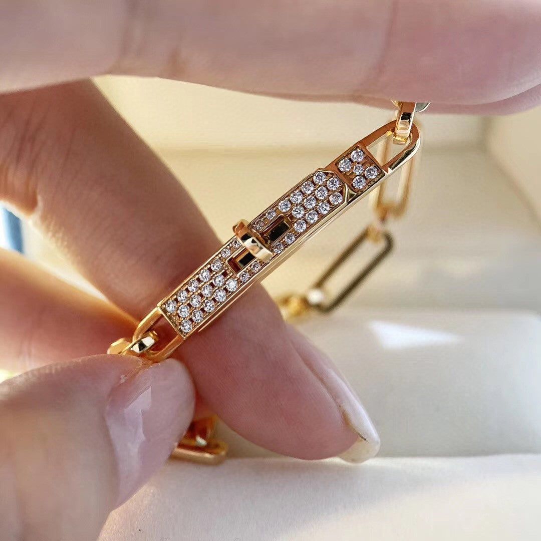 [baslovejewels]KETTENARMBAND KLEINES MODELL DIAMANT