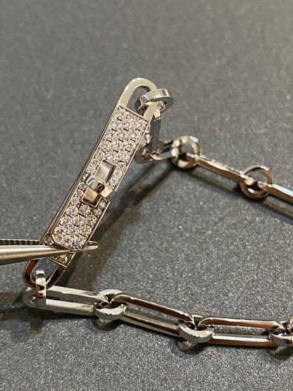 [baslovejewels]KETTENARMBAND KLEINES MODELL DIAMANT