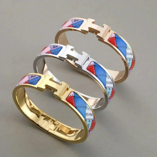 [baslovejewels]H ARMBAND GEPUNKTETER RAND 12MM