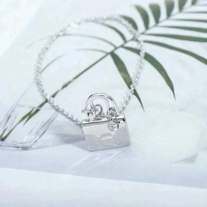 [baslovejewels]AMULETTE PEDANT SILVER NECKLACE