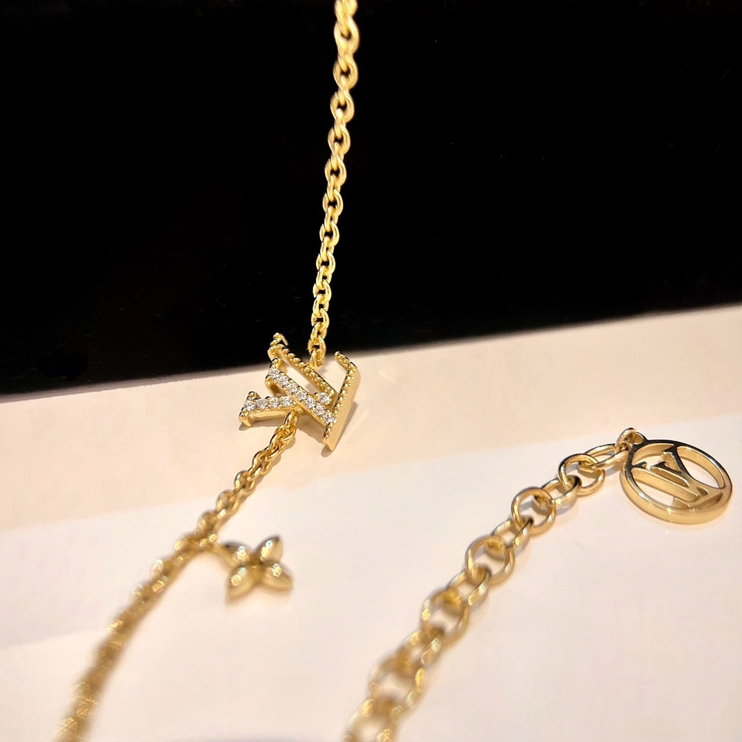 [baslovejewels]Goldarmband mit Logo-Sternmotiv