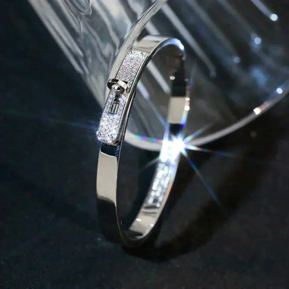 [baslovejewels]ケリー シルバー ダイヤモンド ブレスレット