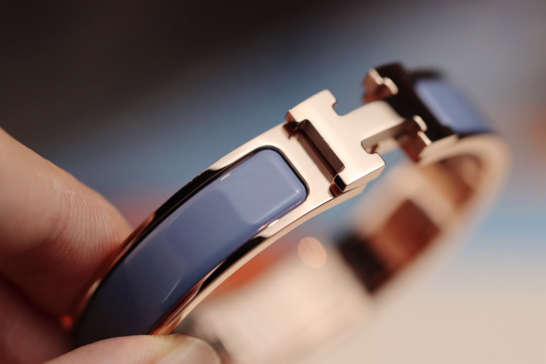 [baslovejewels]H BRACELET 12MM BLUE GRAY