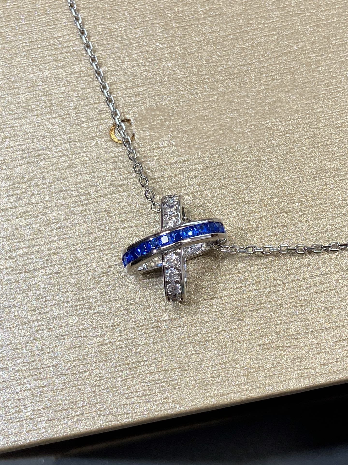 [baslovejewels]リアン ダイヤモンド シルバーネックレス