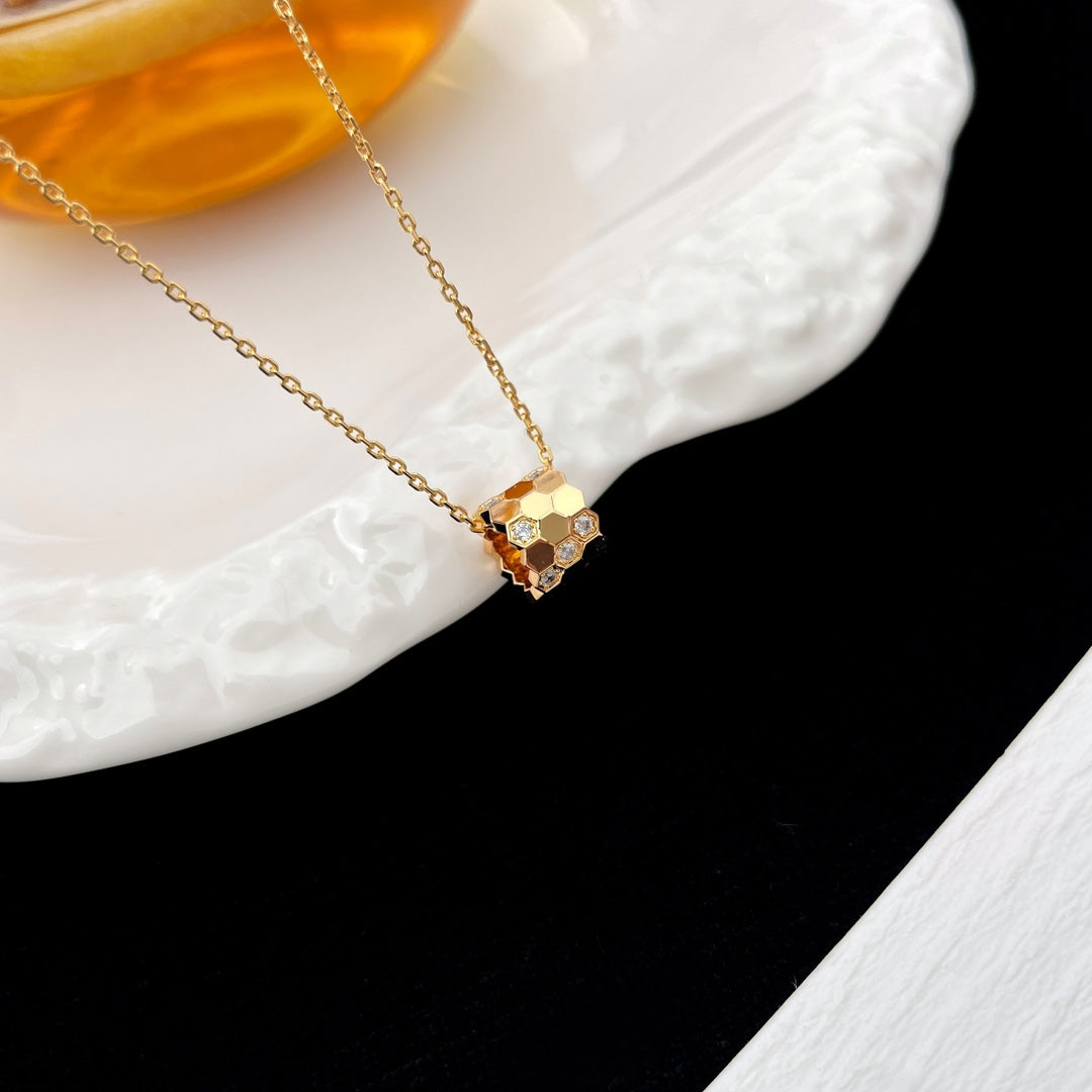 [baslovejewels]BEE ミニペンダント ダイヤモンドネックレス