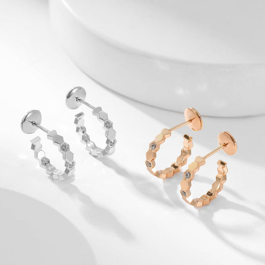[baslovejewels] BEE LOVE DIAMANT-KREOLEN