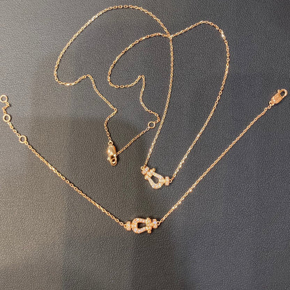 [baslovejewels]フォース10 ダイヤモンド ピンクゴールド ネックレス ミニモデル