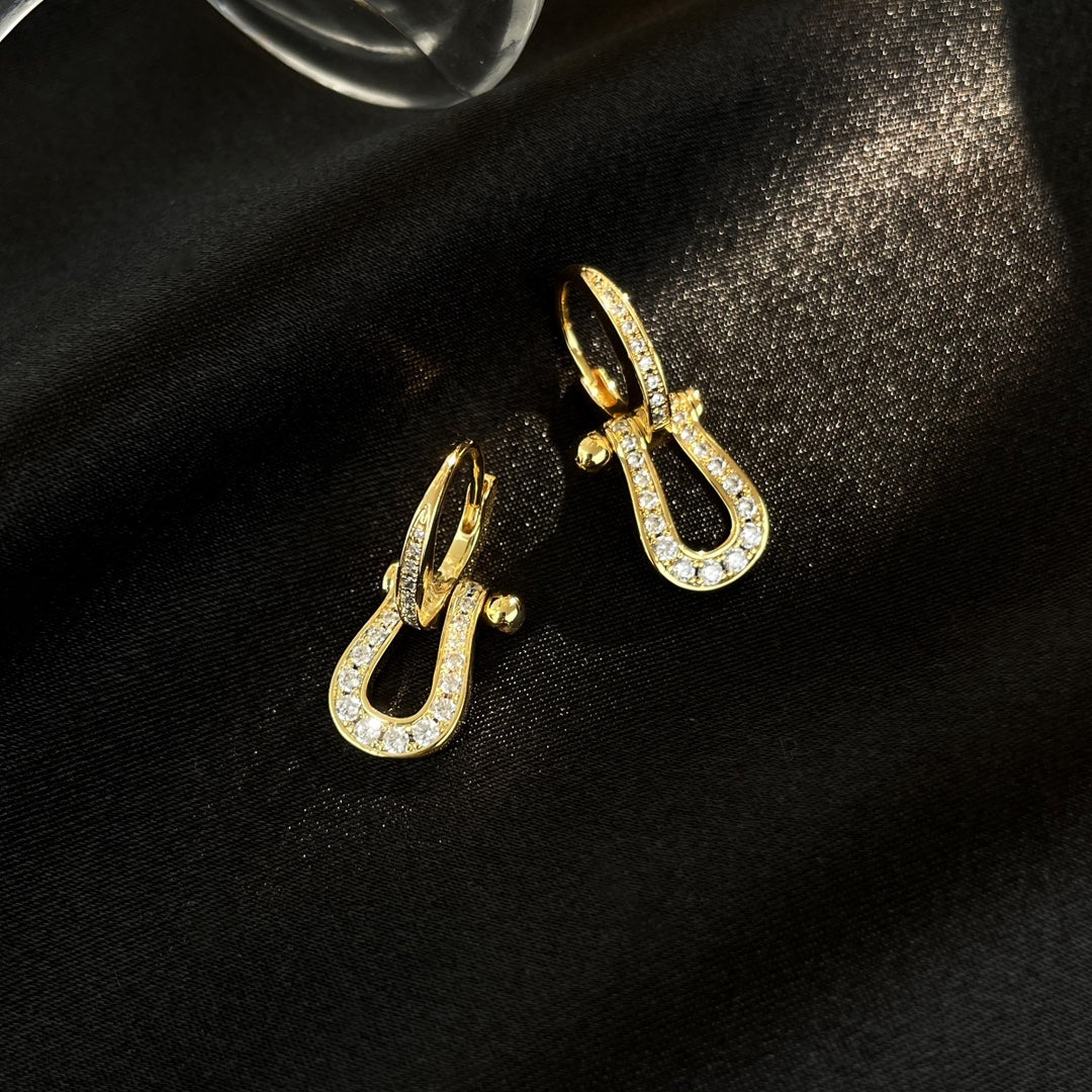 [baslovejewels]FORCE 10 DIAMANT-OHRRINGE MITTLERE MODELL