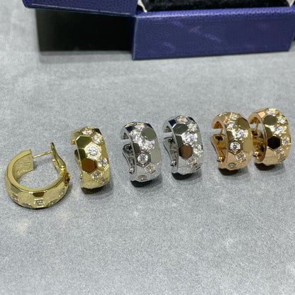 [baslovejewels]ビーラブダイヤモンドフープイヤリング