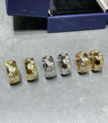 [baslovejewels]ビーラブダイヤモンドフープイヤリング