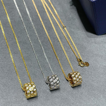 [baslovejewels]BEE LOVE ダイヤモンド パヴェ 3列ネックレス