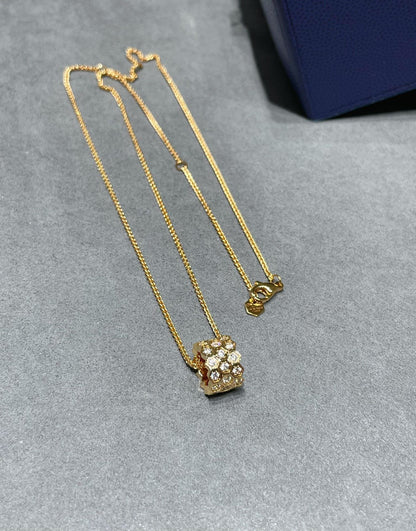 [baslovejewels]BEE LOVE ダイヤモンド パヴェ 3列ネックレス