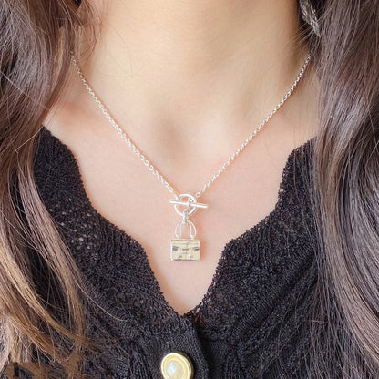 [baslovejewels]コンスタンスペンダントシルバーネックレス