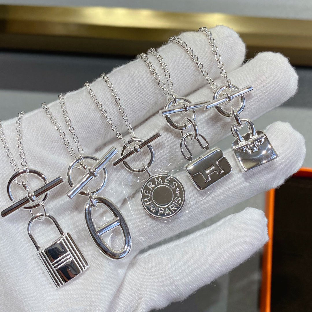 [baslovejewels]コンスタンスペンダントシルバーネックレス