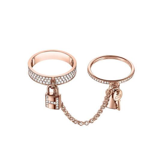 [baslovejewels]HM KELLY CLOCHETTE DOPPELRING MIT DIAMANTEN
