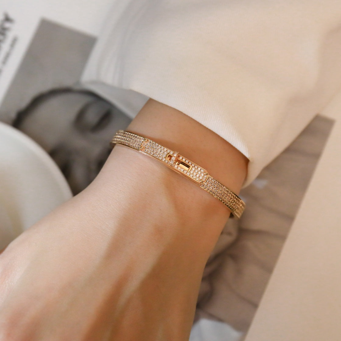 [baslovejewels]KELLY ARMBAND MIT DIAMANTEN 