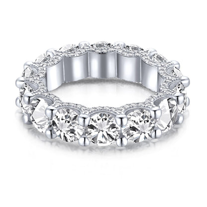 [baslovejewels] Wunderschöner Tennisring mit rundem Schliff