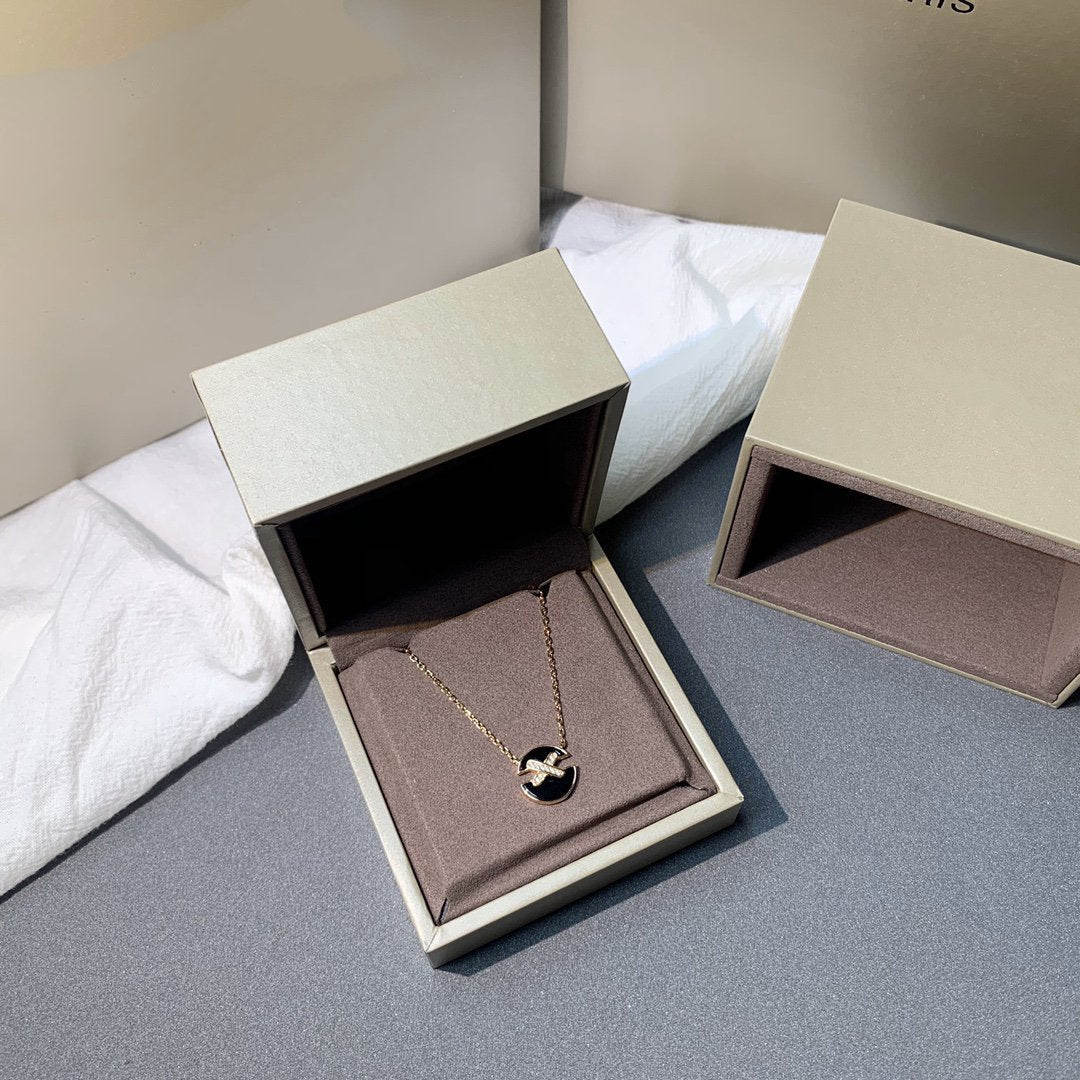 [baslovejewels]JEUX DE PINK ゴールド ダイヤモンド ネックレス