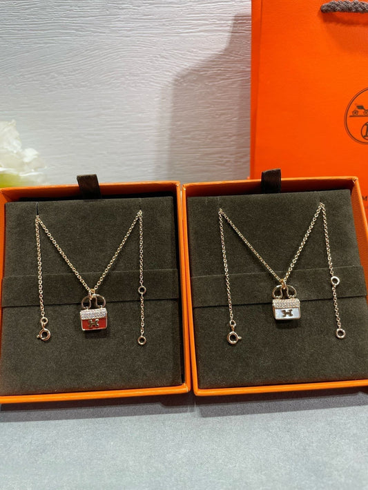 [baslovejewels]H CIRCE MOISSANITE ANHÄNGER HALSKETTE GOLD