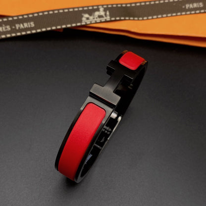 [baslovejewels]CLIC HM SO SCHWARZ ROT ARMBAND