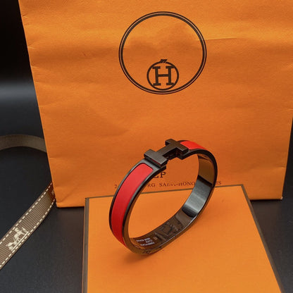 [baslovejewels]CLIC HM SO SCHWARZ ROT ARMBAND