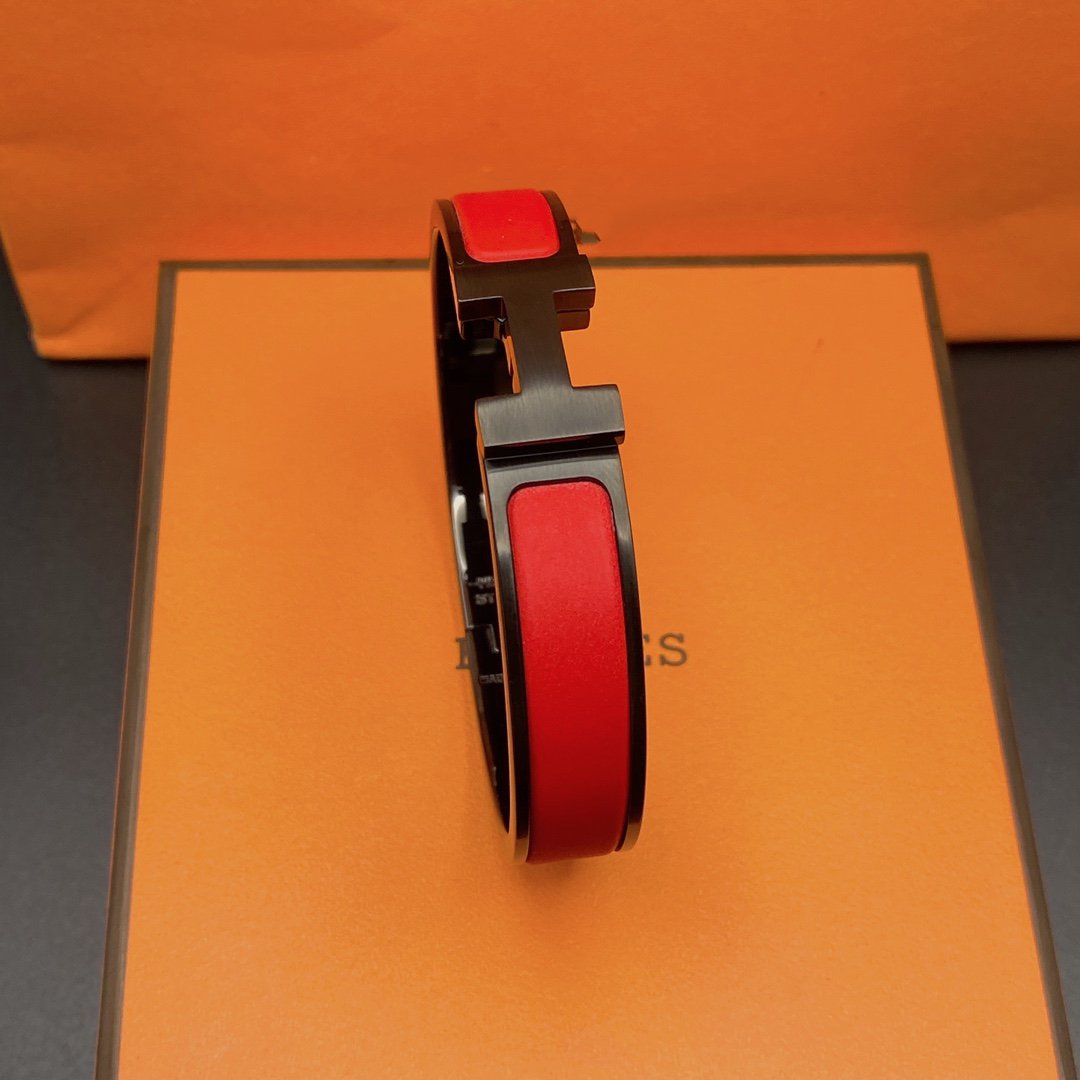 [baslovejewels]CLIC HM SO SCHWARZ ROT ARMBAND