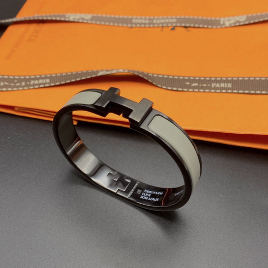 [baslovejewels]CLIC HM SO SCHWARZ GRAU ARMBAND