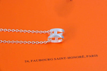 [baslovejewels] HM HALSKETTE H BUCHSTABE OVAL SERIE