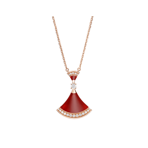 [baslovejewels]ドリームネックレス カーネリアン ダイヤモンド