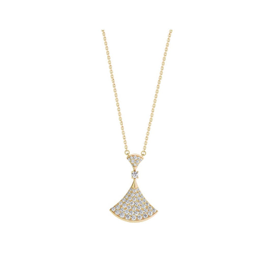 [baslovejewels]ドリームネックレス ゴールド フルダイヤモンド