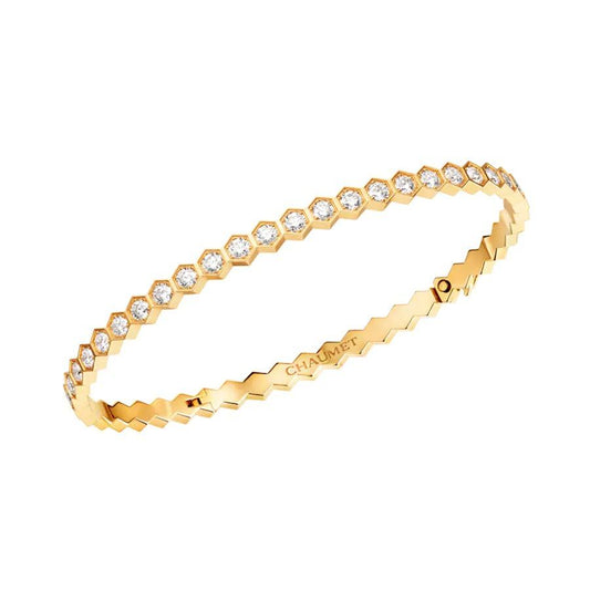 [baslovejewels] BEE LOVE GOLD ARMBAND VOLLER DIAMANT 