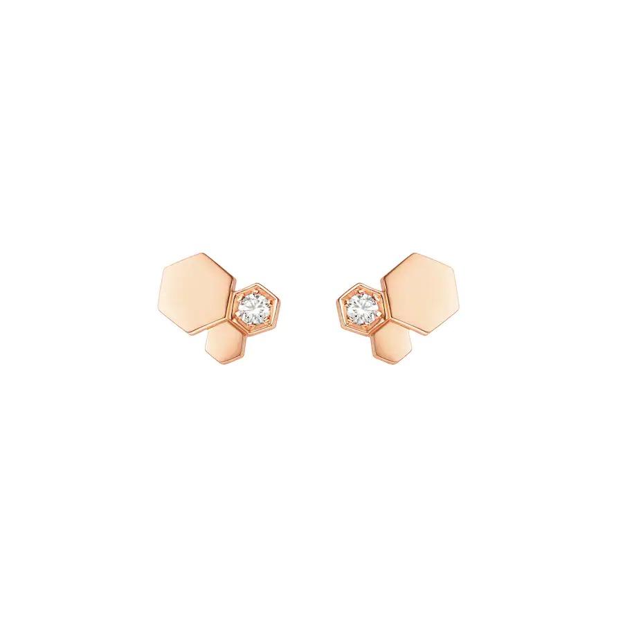 [baslovejewels] BEE LOVE ROSÉGOLD DIAMANT OHRRINGE