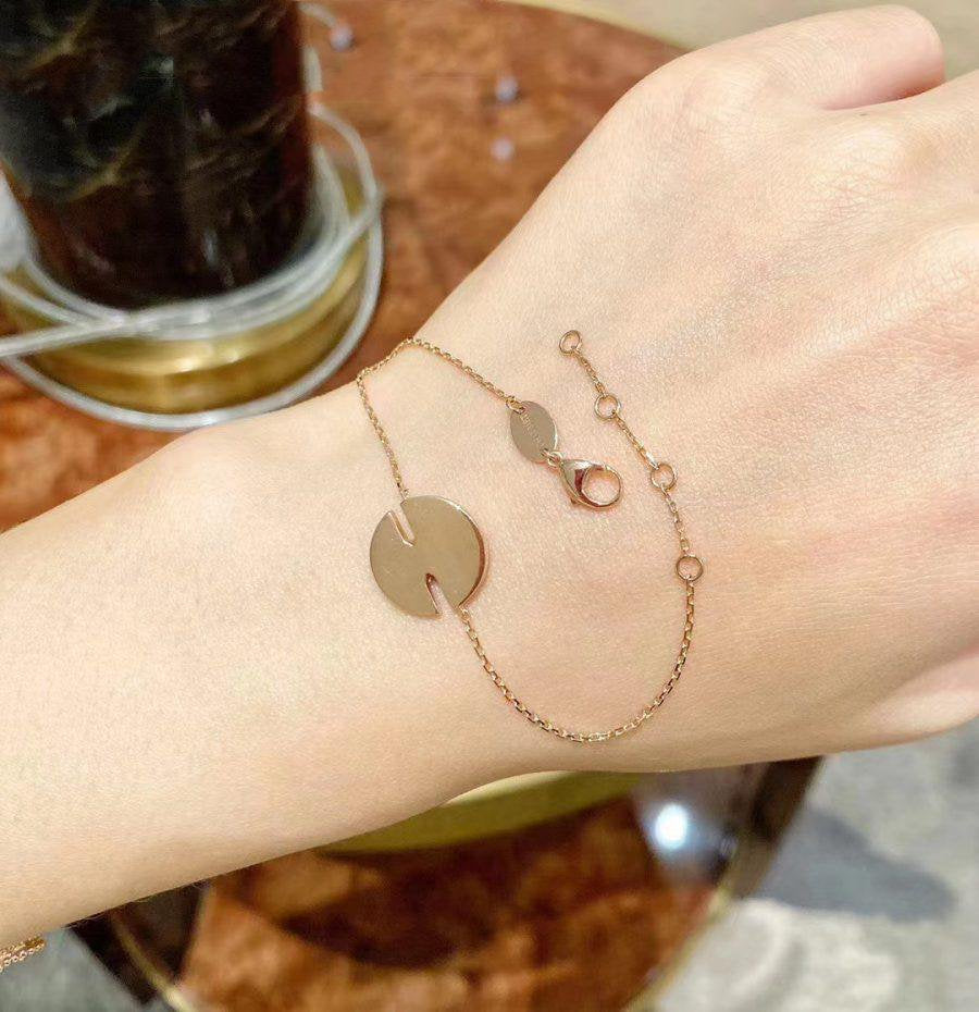 [baslovejewels]JEUX DE BRACELET MOP ピンクゴールド ダイヤモンド