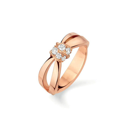 [baslovejewels]LIENS RING ROSGOLD DIAMANT