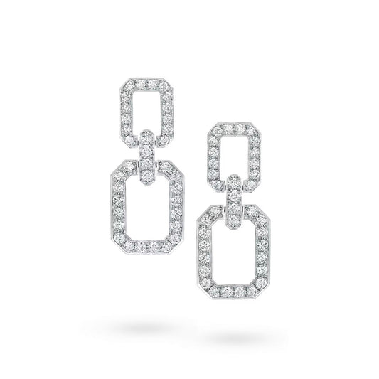 [baslovejewels]LINKS MITTLERE OHRRINGE DIAMANT