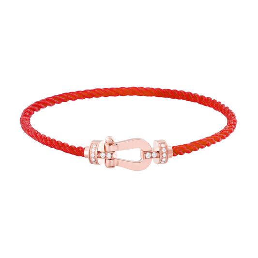 [baslovejewels]FORCE 10 HALBDIAMANT ROSGOLD ROT CORDERI GROSSES UND MITTLERES MODELL